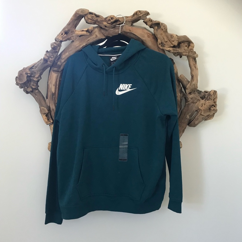 Nike teal hoodie pullover